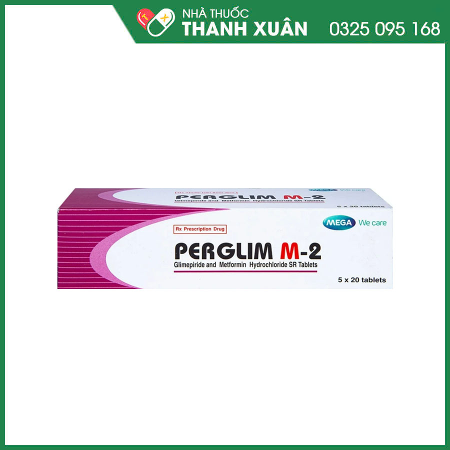 Perglim M-2 thuốc điều trị đái tháo đường tuýp 2